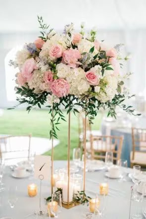 Blush Pink Wedding Centerpiece